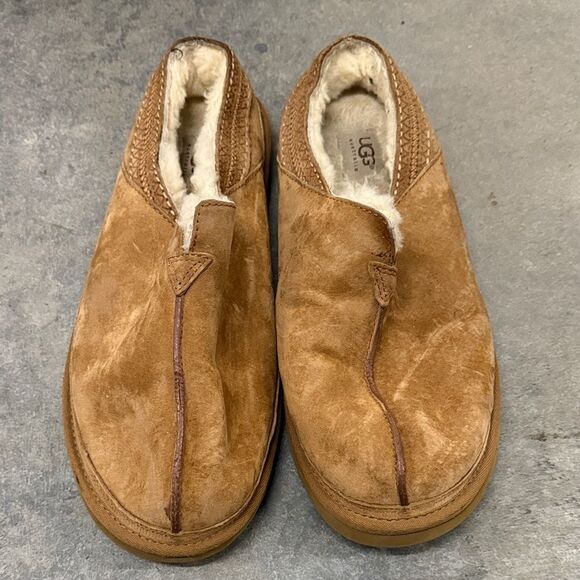 UGG Men\'s Brown Suede Slip-On Loafers main image 4